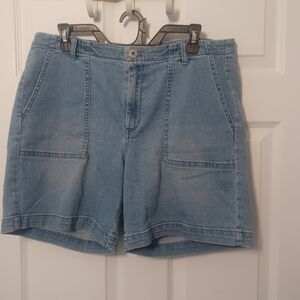 J. Jill Light Blue Jean Shorts